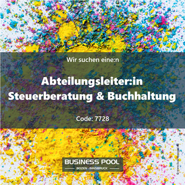 Abteilungsleiter:in Steuerberatung und Buchhaltung